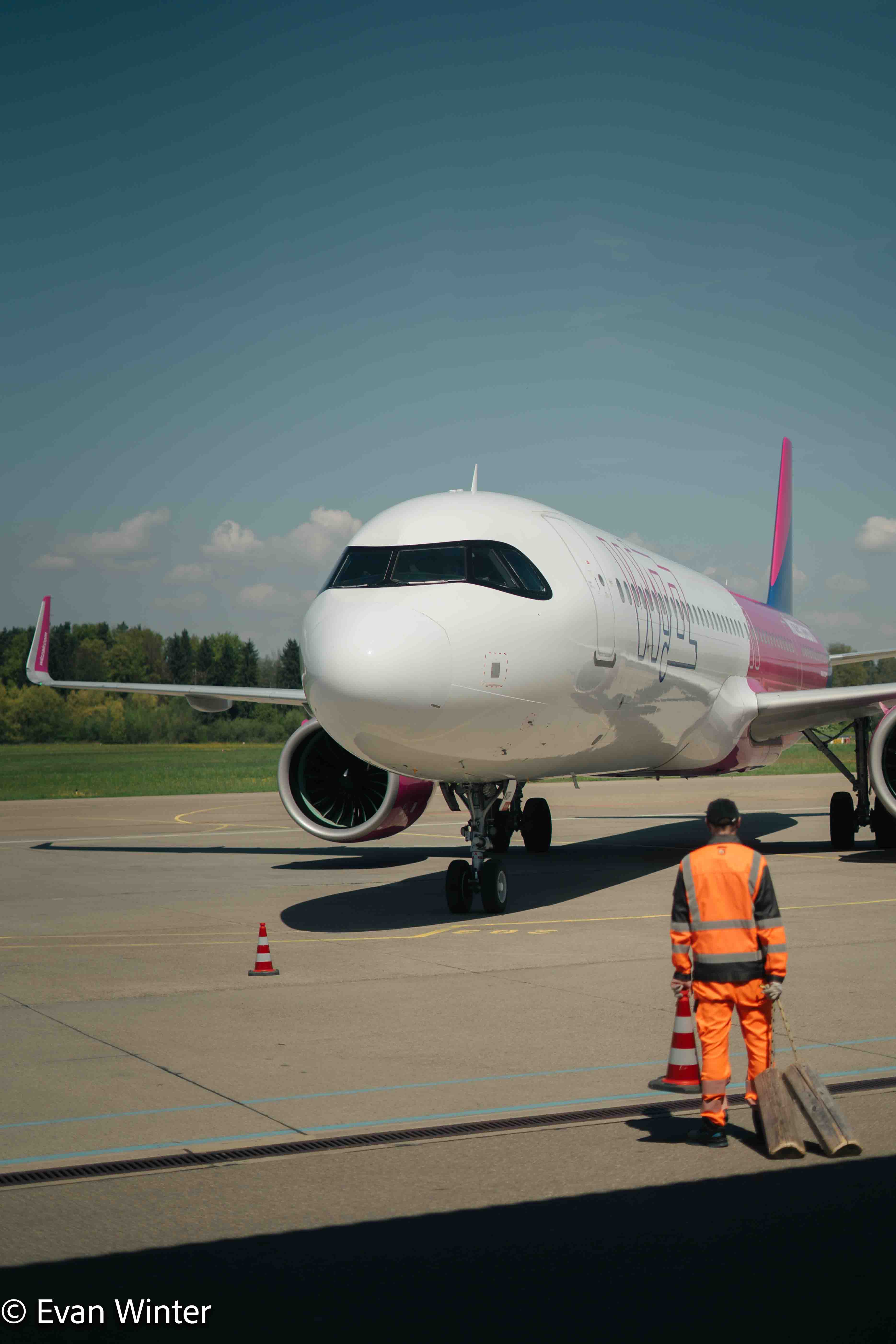 Flugzeug in Friedrichshafen